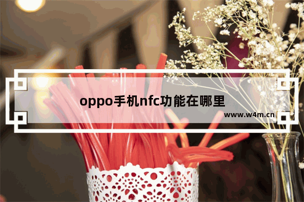 oppo手机nfc功能在哪里