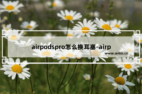 airpodspro怎么换耳塞-airpodspro怎么换耳塞大小