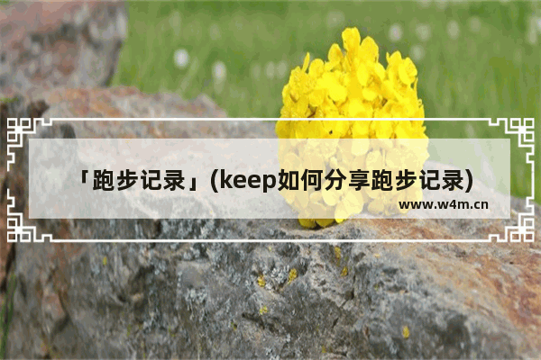 「跑步记录」(keep如何分享跑步记录)