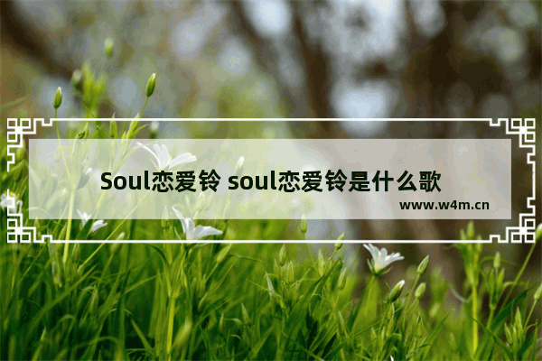 Soul恋爱铃 soul恋爱铃是什么歌