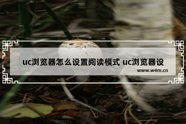 uc浏览器怎么设置阅读模式 uc浏览器设置阅读模式的步骤