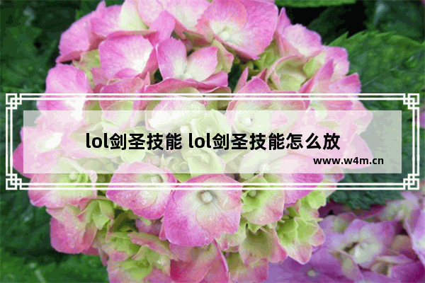 lol剑圣技能 lol剑圣技能怎么放