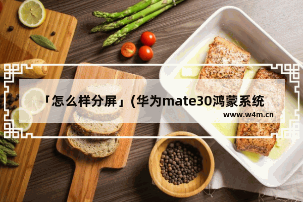 「怎么样分屏」(华为mate30鸿蒙系统怎么样分屏)