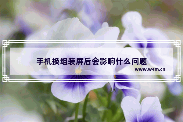 手机换组装屏后会影响什么问题