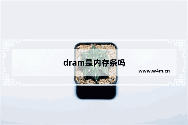 dram是内存条吗