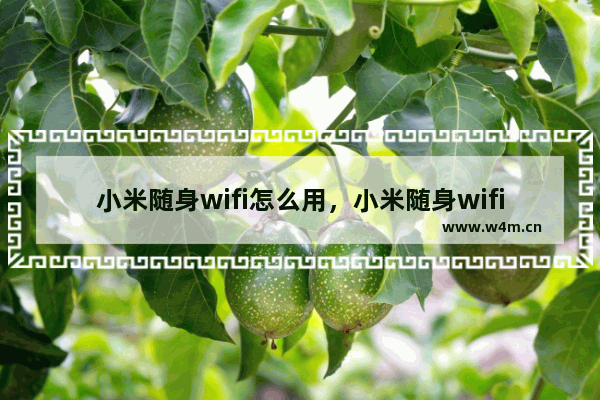 小米随身wifi怎么用，小米随身wifi怎么用win10