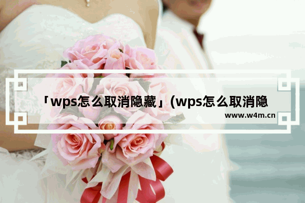 「wps怎么取消隐藏」(wps怎么取消隐藏空白)