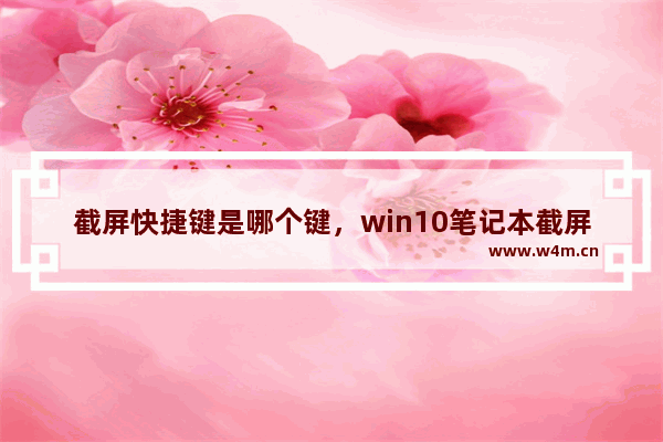 截屏快捷键是哪个键，win10笔记本截屏快捷键是哪个键