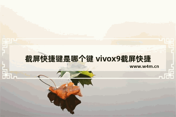 截屏快捷键是哪个键 vivox9截屏快捷键是哪个键