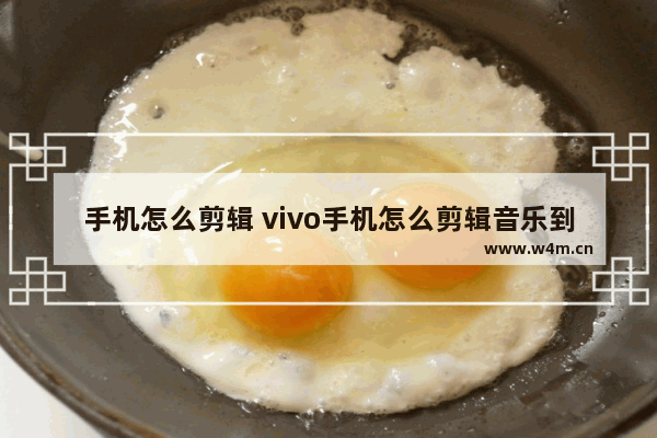 手机怎么剪辑 vivo手机怎么剪辑音乐到本地