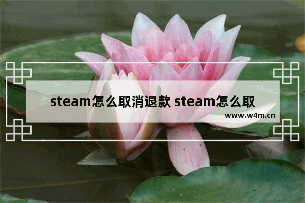 steam怎么取消退款 steam怎么取消退款不了