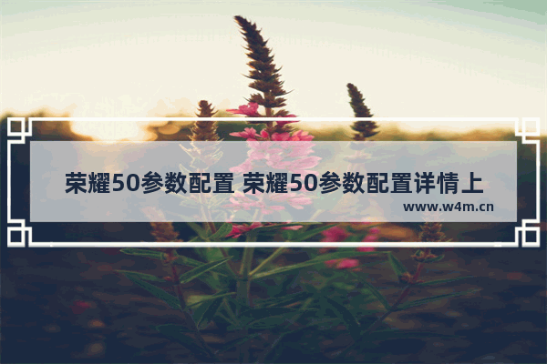 荣耀50参数配置 荣耀50参数配置详情上市时间