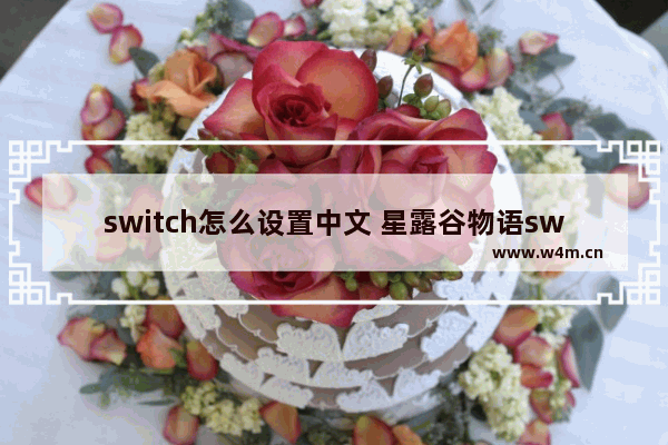 switch怎么设置中文 星露谷物语switch怎么设置中文