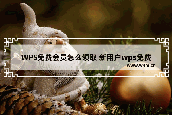 WPS免费会员怎么领取 新用户wps免费会员怎么领取