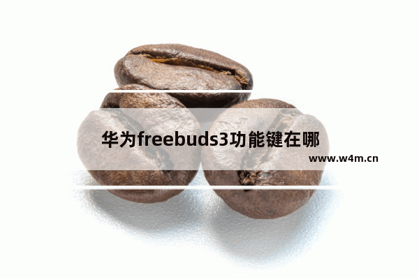 华为freebuds3功能键在哪