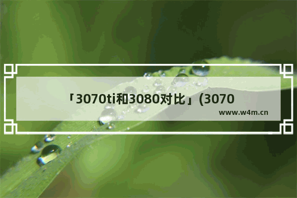 「3070ti和3080对比」(3070ti和3080对比哪个好)