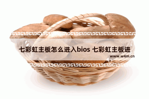 七彩虹主板怎么进入bios 七彩虹主板进入bios的方法