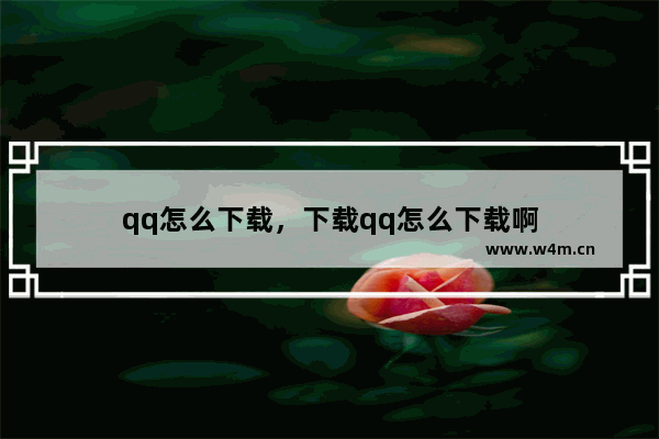 qq怎么下载，下载qq怎么下载啊