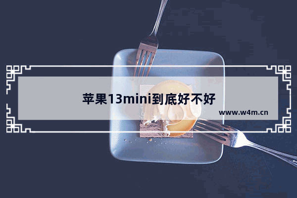 苹果13mini到底好不好