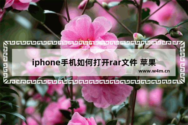 iphone手机如何打开rar文件 苹果手机打开RER文件的方法