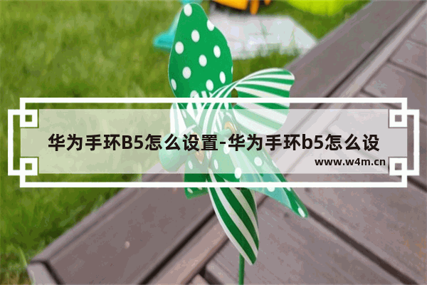 华为手环B5怎么设置-华为手环b5怎么设置时间页面