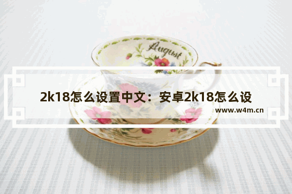 2k18怎么设置中文：安卓2k18怎么设置中文