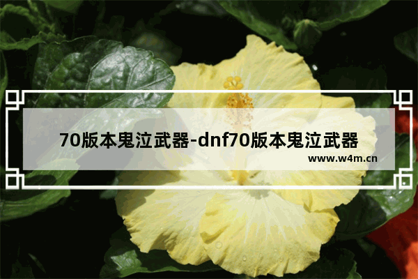 70版本鬼泣武器-dnf70版本鬼泣武器选择