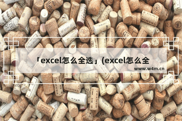 「excel怎么全选」(excel怎么全选后面的无限行)