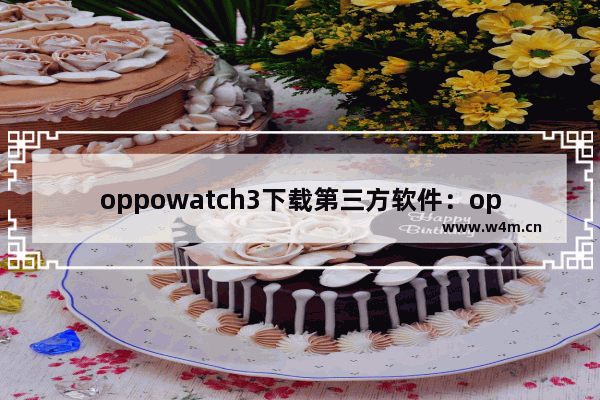 oppowatch3下载第三方软件：oppowatch3下载第三方软件错误