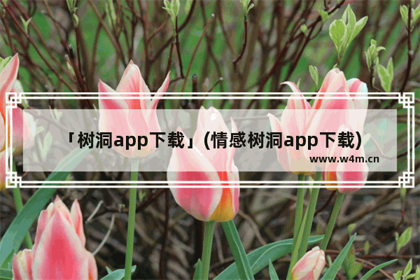 「树洞app下载」(情感树洞app下载)