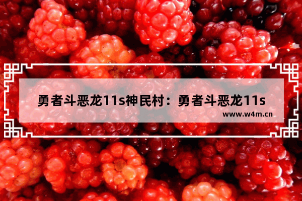 勇者斗恶龙11s神民村：勇者斗恶龙11s神民村在哪