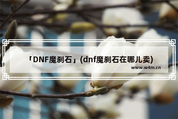 「DNF魔刹石」(dnf魔刹石在哪儿卖)