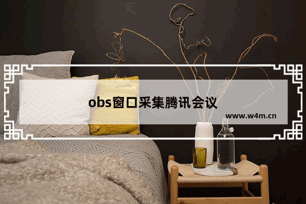 obs窗口采集腾讯会议