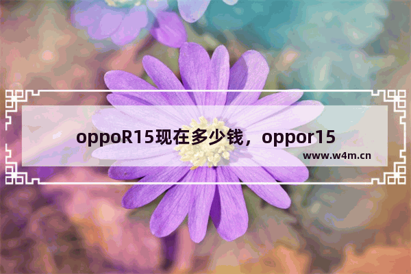 oppoR15现在多少钱，oppor15现在多少钱梦境版