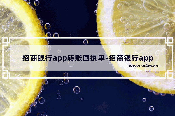 招商银行app转账回执单-招商银行app转账回执单在哪儿找