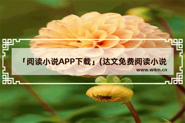 「阅读小说APP下载」(达文免费阅读小说app下载安装)