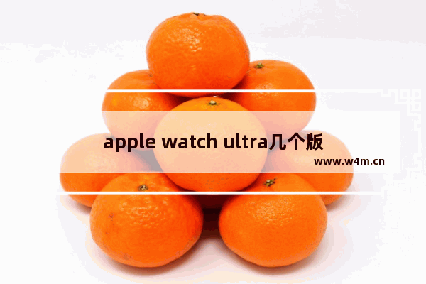 apple watch ultra几个版本