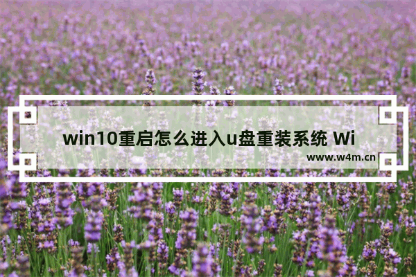 win10重启怎么进入u盘重装系统 Win10重装系统：U盘启动教程