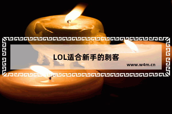 LOL适合新手的刺客