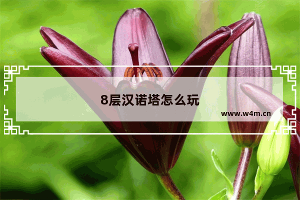 8层汉诺塔怎么玩