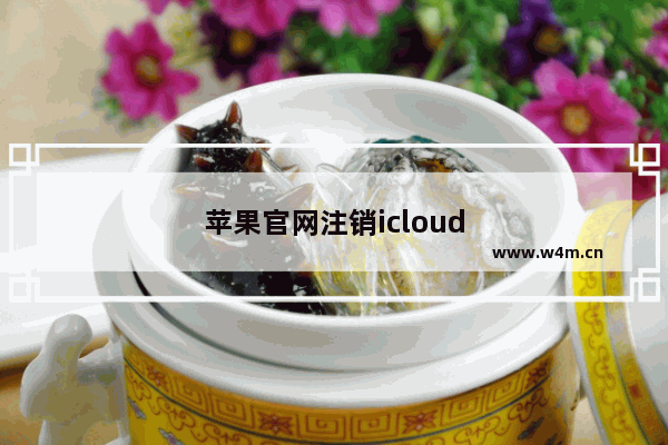 苹果官网注销icloud