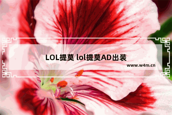 LOL提莫 lol提莫AD出装