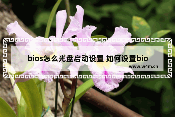 bios怎么光盘启动设置 如何设置bios启动光盘