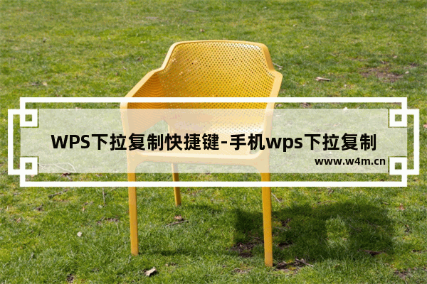 WPS下拉复制快捷键-手机wps下拉复制快捷键