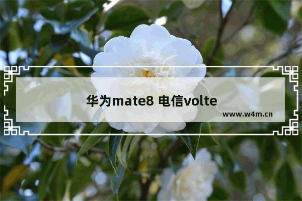 华为mate8 电信volte