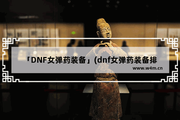 「DNF女弹药装备」(dnf女弹药装备排名)