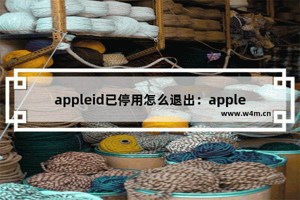 appleid已停用怎么退出：appleid已停用怎么退出登录