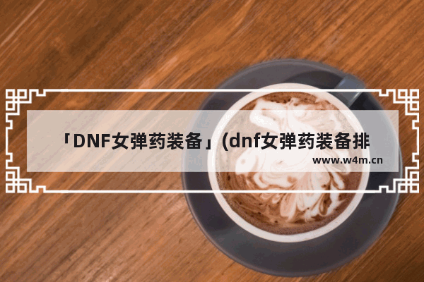 「DNF女弹药装备」(dnf女弹药装备排名)