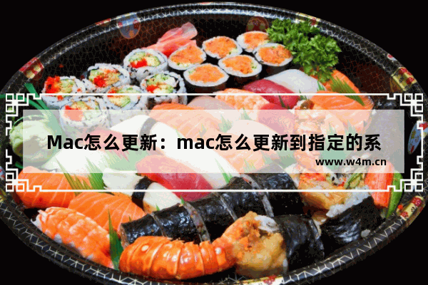 Mac怎么更新：mac怎么更新到指定的系统