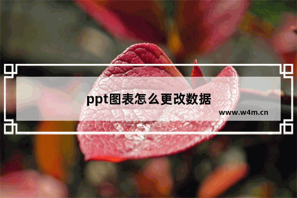 ppt图表怎么更改数据